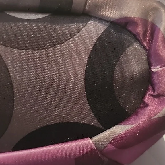Coach Vintage Sophia Madison Women's Purple and Black Satchel Bag - Picture 8 of 11